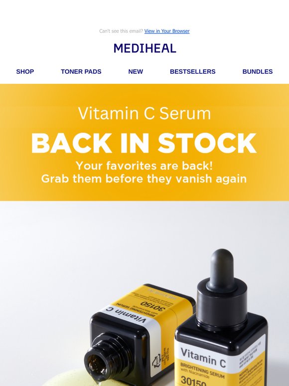 🔔 Vitamin C Serum is BACK!