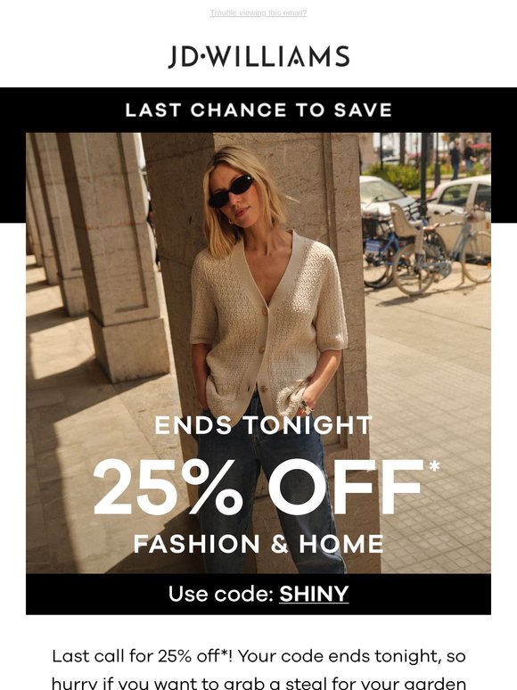 We Hate Goodbyes 👋 Especially to 25% Off...