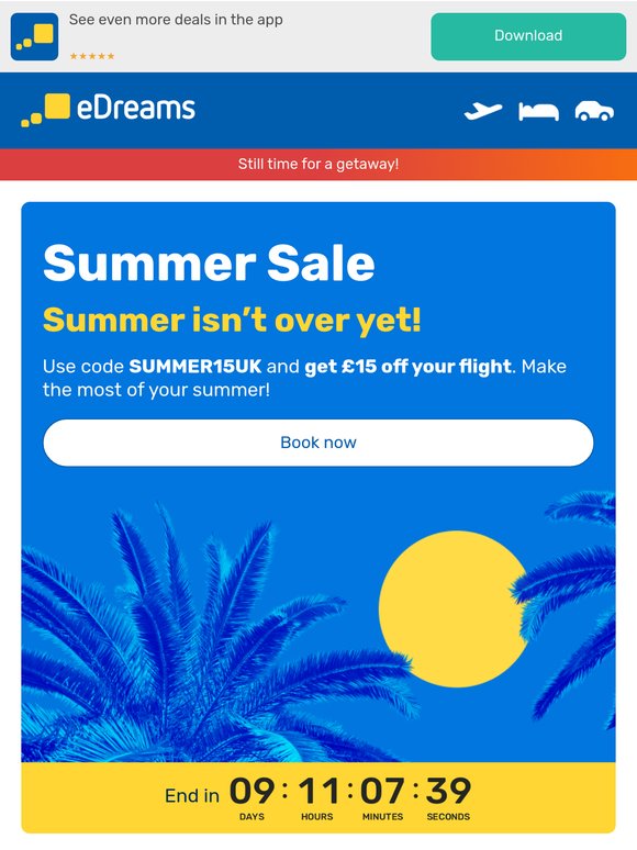 Still deciding on plans for the rest of summer? 🌅✈️