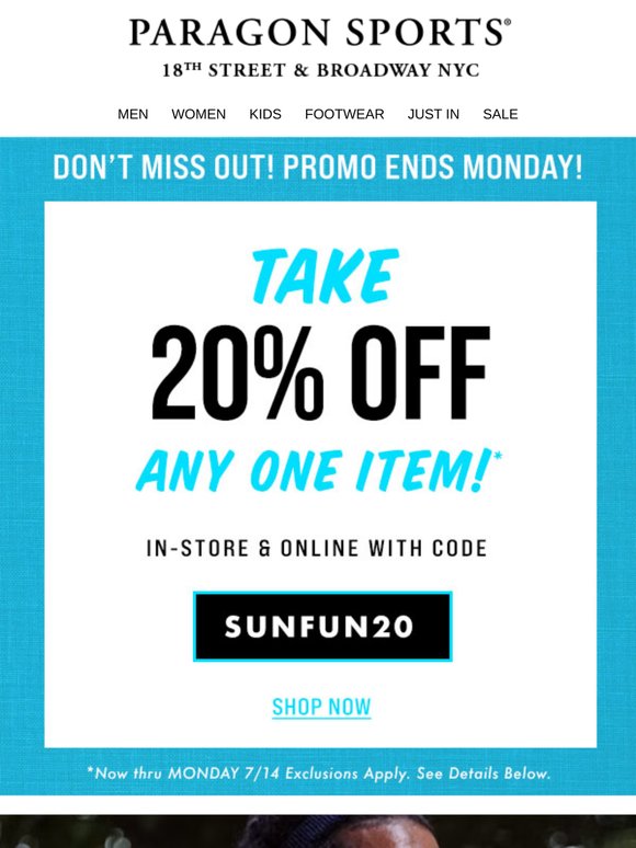 20%OFF Ends Today! Last Chance to Cash In!