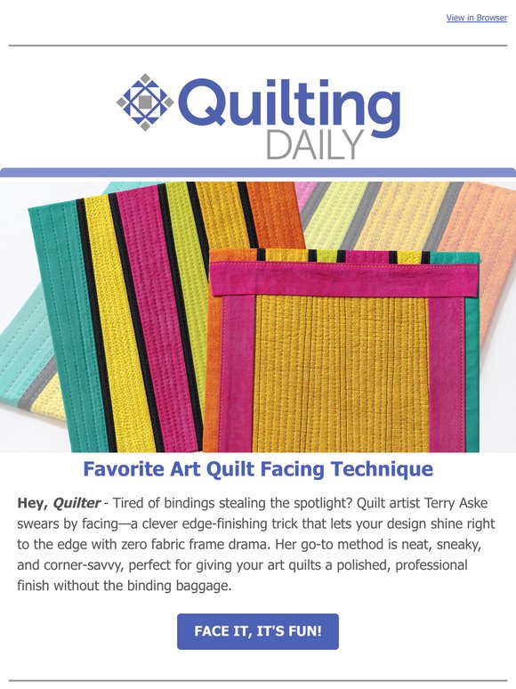 Bye-Bye Binding: Hello Perfect Quilt Edges