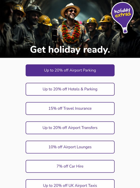 Your Airport Parking discount is inside