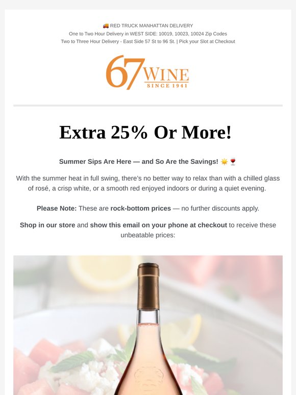 25% or More Off: Jadot, Lignier, Fevre, Whispering Angel, Kim Crawford
