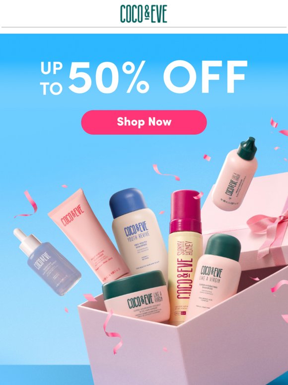 PSA: Up to 50% OFF Sitewide!