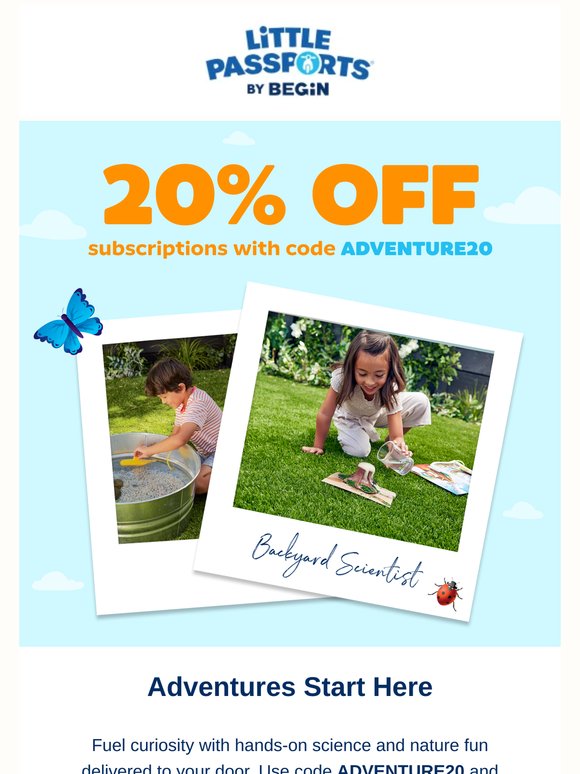 Fuel Curiosity & Save 20%