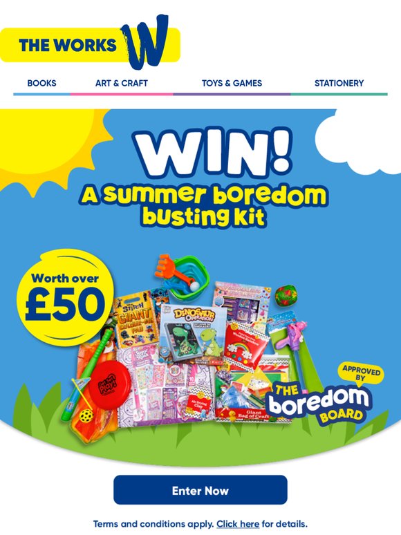 WIN a Summer Boredom Busting Kit 🌞