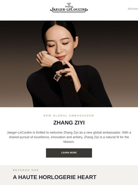 Zhang Ziyi, Jaeger-LeCoultre’s new global ambassador