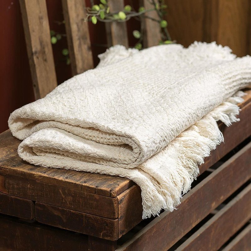 JACQUARD COTTON THROW