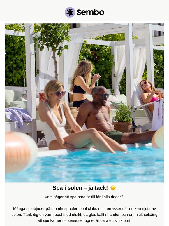 🌊 Spa + sommar = sant 🧖‍♀️