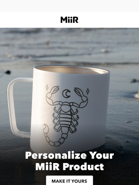 Make It Personal: Engrave Your MiiR Gear.