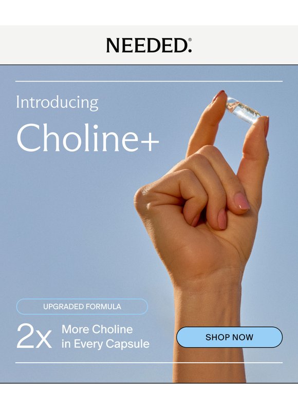 Meet Choline+: Our Upgraded Choline Formula