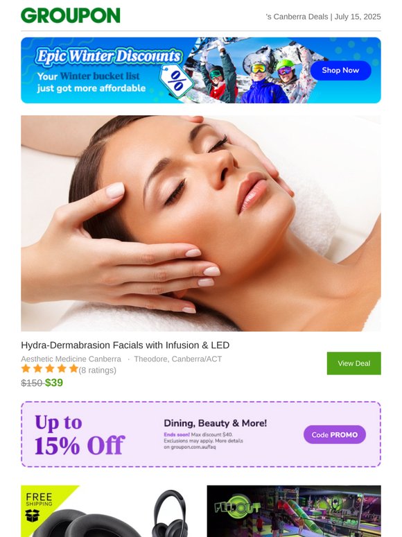 Hydra-Dermabrasion Facials with Infusion & LED