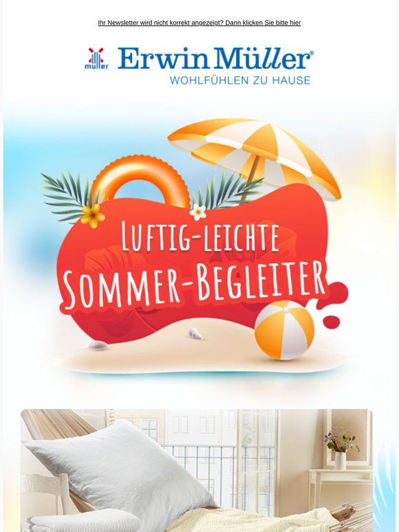 Entspannt durch den Sommer – mit unseren Wohlfühl-Textilien!