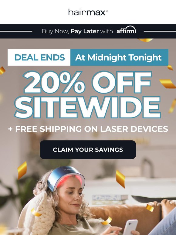 Last Chance for 20% Prime Savings
