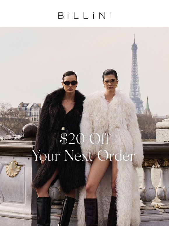 $20 off your next order & a chance to win a $500 shoe-drobe