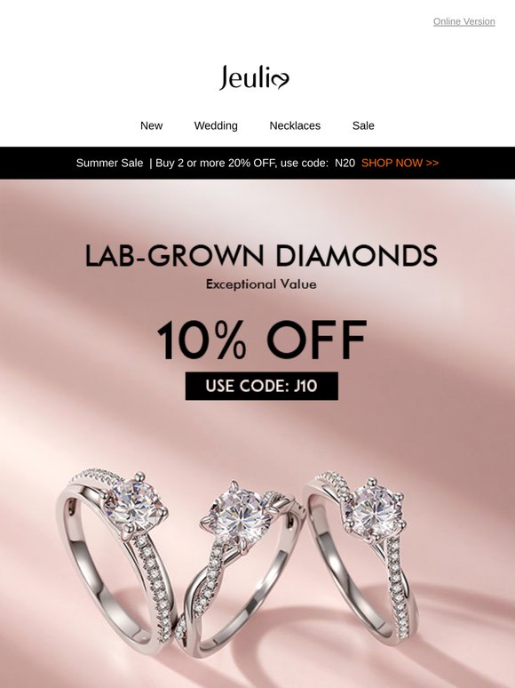 Trending now: Lab grown diamonds