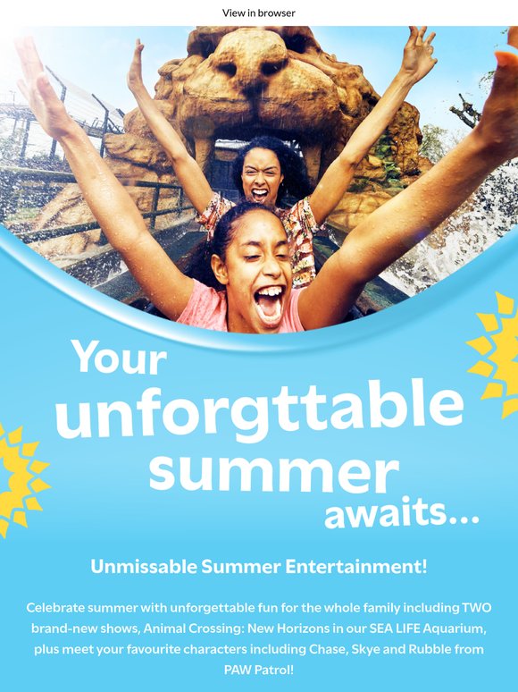 Dive into unmissable summer entertainment🎢🦒