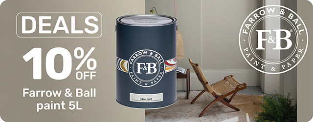 10% off Farrow & Ball paint 5L