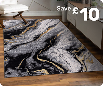  120cm sunset marble rug, save £10