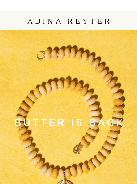 Butter is Back! | Shop Our Butter Yellow Gemstone Necklace