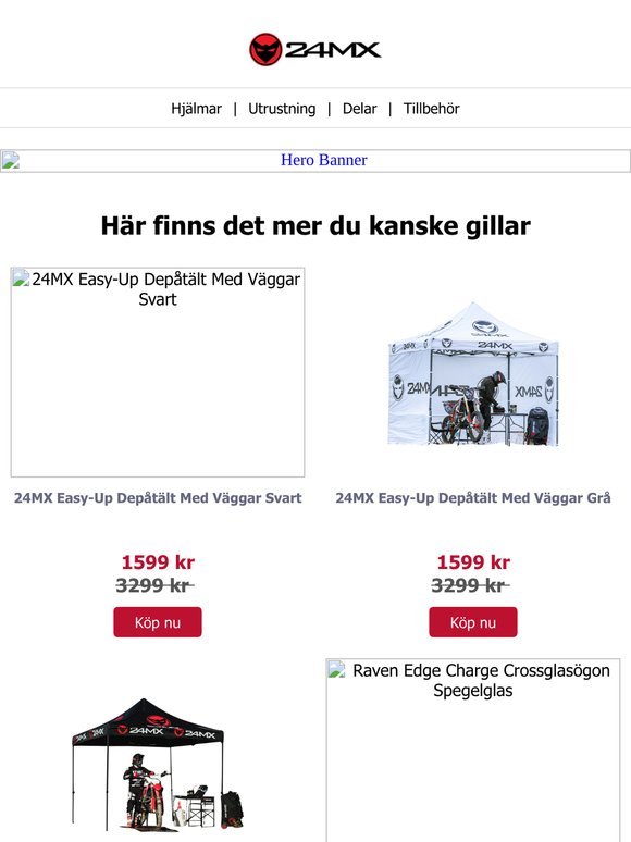 Dom bästa erbjudanden på MX delar & utrustning.