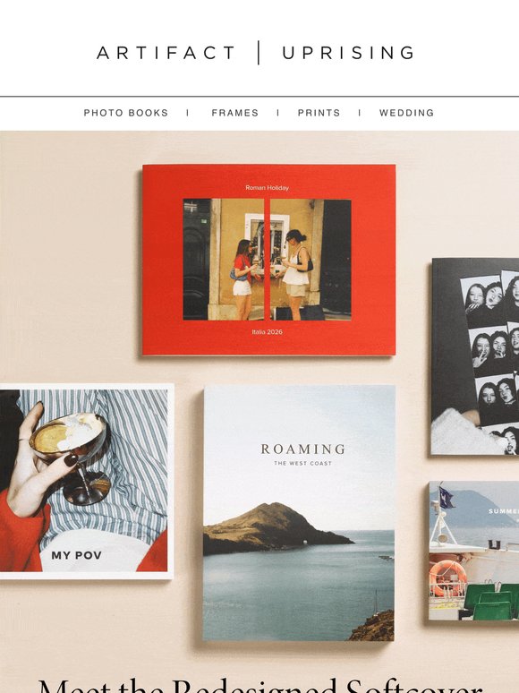 Say hi to the NEW Softcover Photo Book