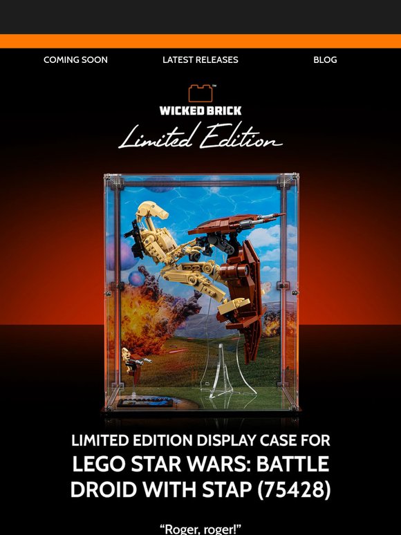 Limited Edition Battle Droid displays are here! 🤖