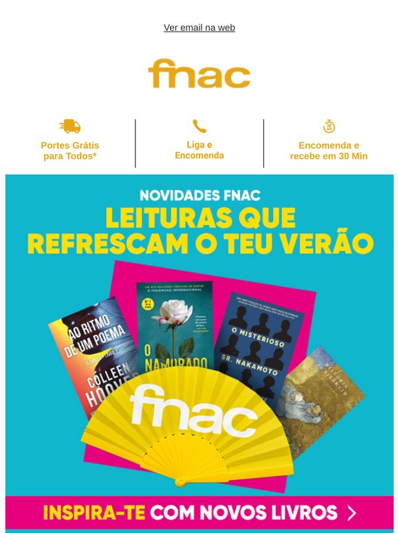 Novidades que refrescam o teu verão ☀️📙