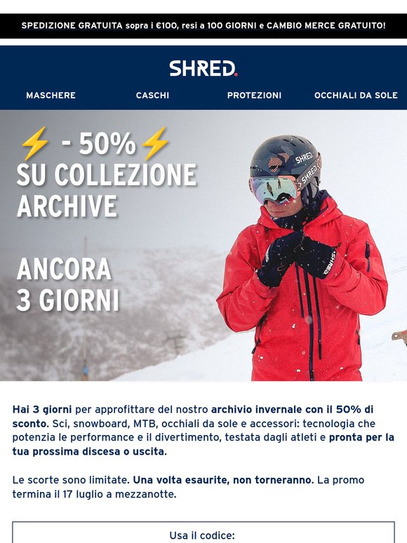 Archive Sale: -50% solo per 3 giorni!