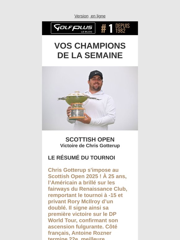 🔥 Concours Callaway : le sac The Open à gagner !