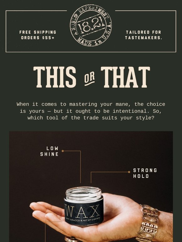 THIS OR THAT: Wax vs Pomande