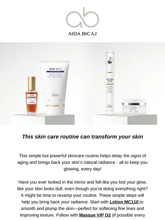 What 4 products everyone should use to delay aging process