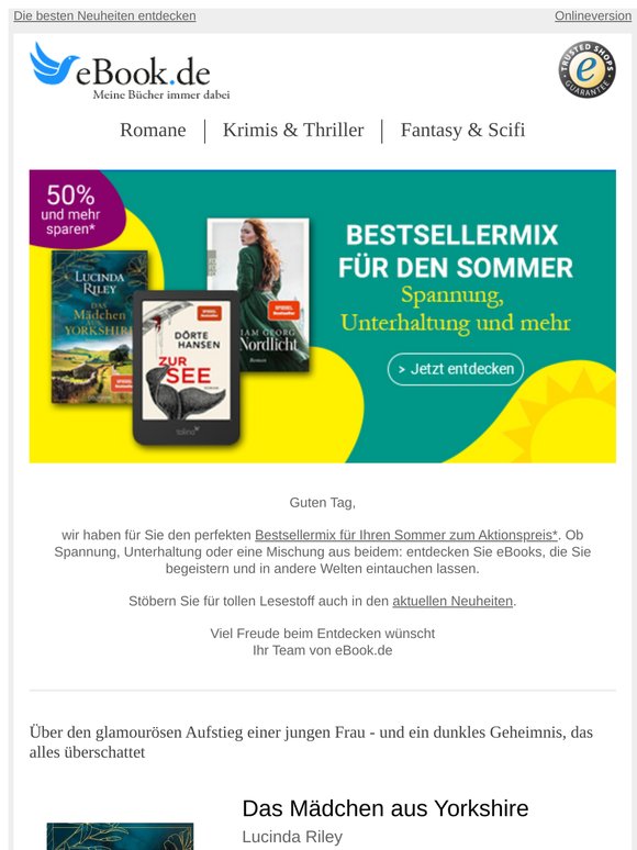 Sommer Bestseller zum Aktionspreis 🏖️☀️