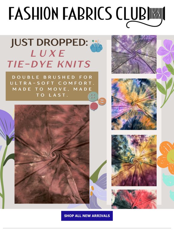 Just Dropped: Luxe Tie-Dye Knits 🌟