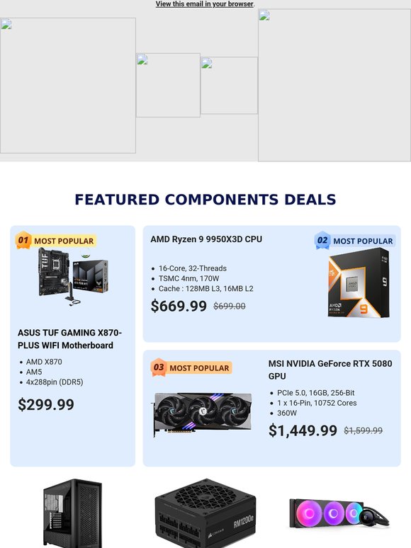 🖥️ Computer Cases, Power Supplies, GPUs: Enhance Your Setup Today!
