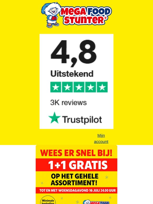 Deze actie eindigt binnenkort!