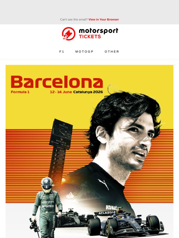 Start Your Engines: 2026 Barcelona F1 Tickets Are Here! 🇪🇸