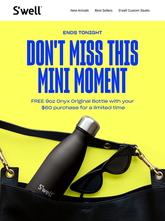 Ends TONIGHT: Free 9oz Bottle With Your $60 Purchase