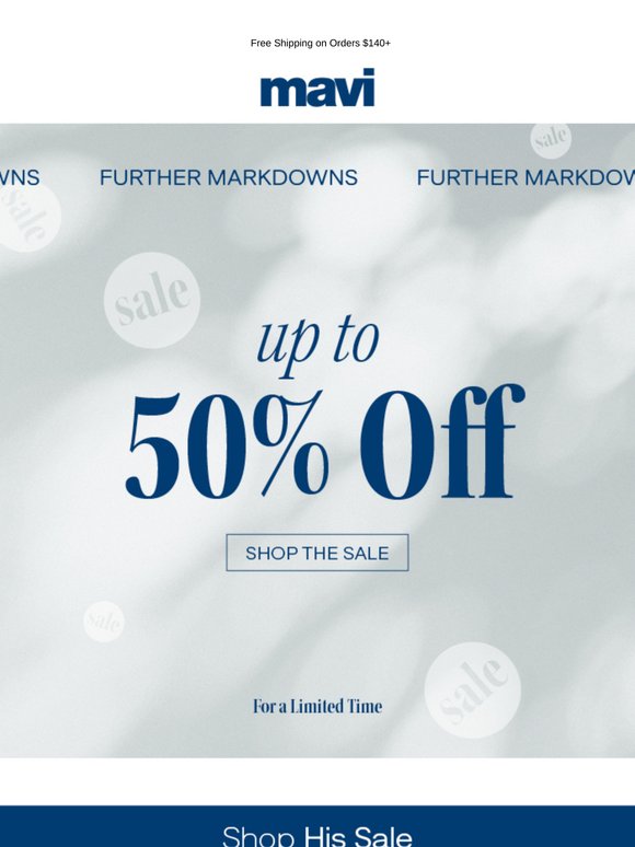 Further Markdowns | Our Sale Just Got Sweeter