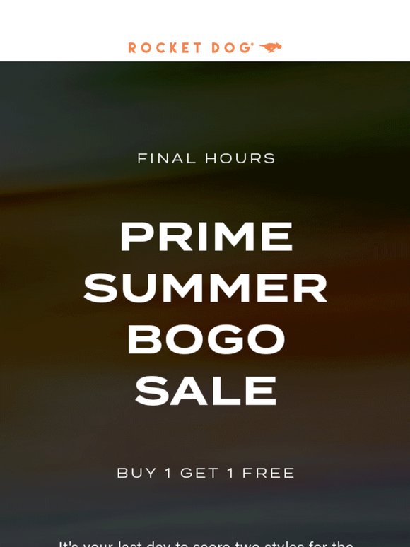 🚨 FINAL HOURS: Sitewide BOGO Ends Tonight!