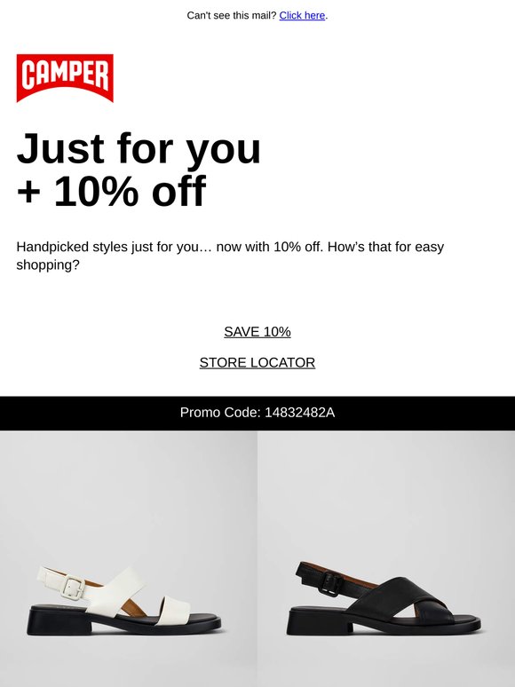 Your next favorite pair—now 10% off
