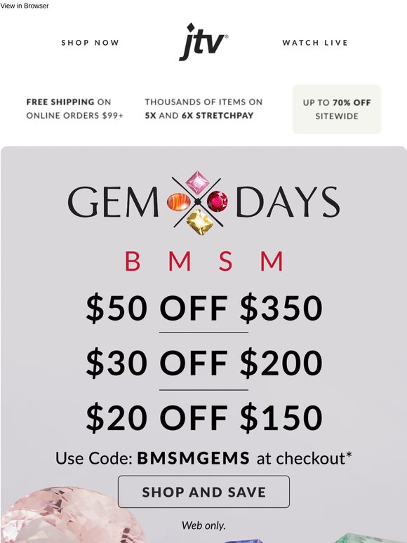 Final Hours: Buy More, Save More 💎 Gemstones!