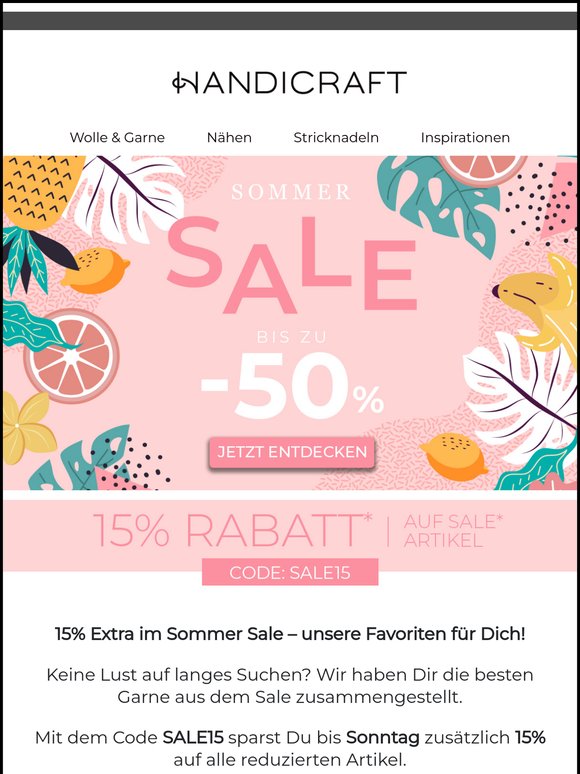 🧶Unsere Garn-Favoriten + 15% Extra-Rabatt – nur bis Sonntag!