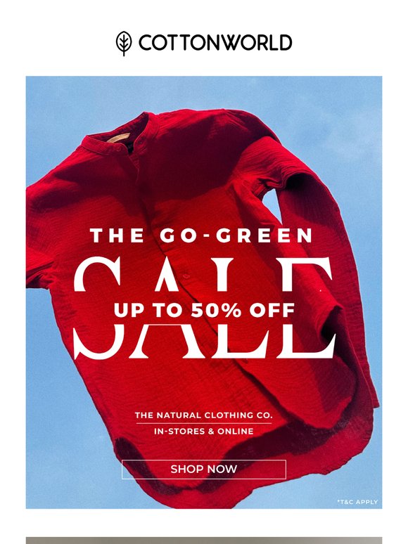 For the love of comfort (and up to 50% off)