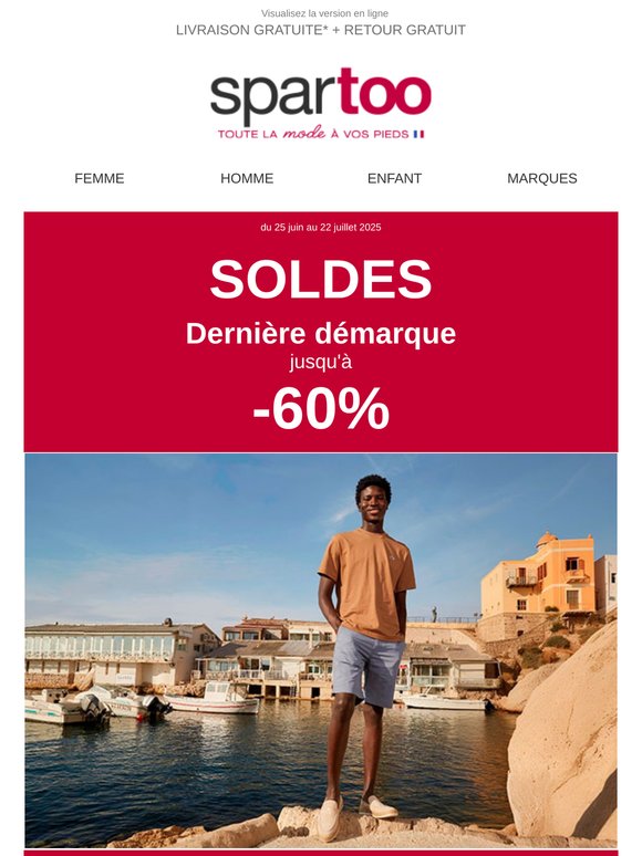 ⏳ Soldes jusqu'à -60% : dernier coup de balai en livraison gratuite!