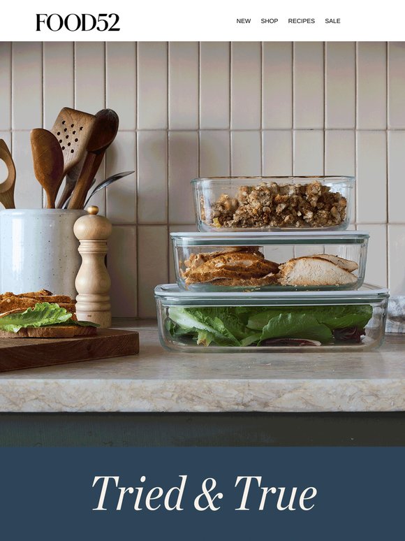 Kitchen storage for all your leftovers.