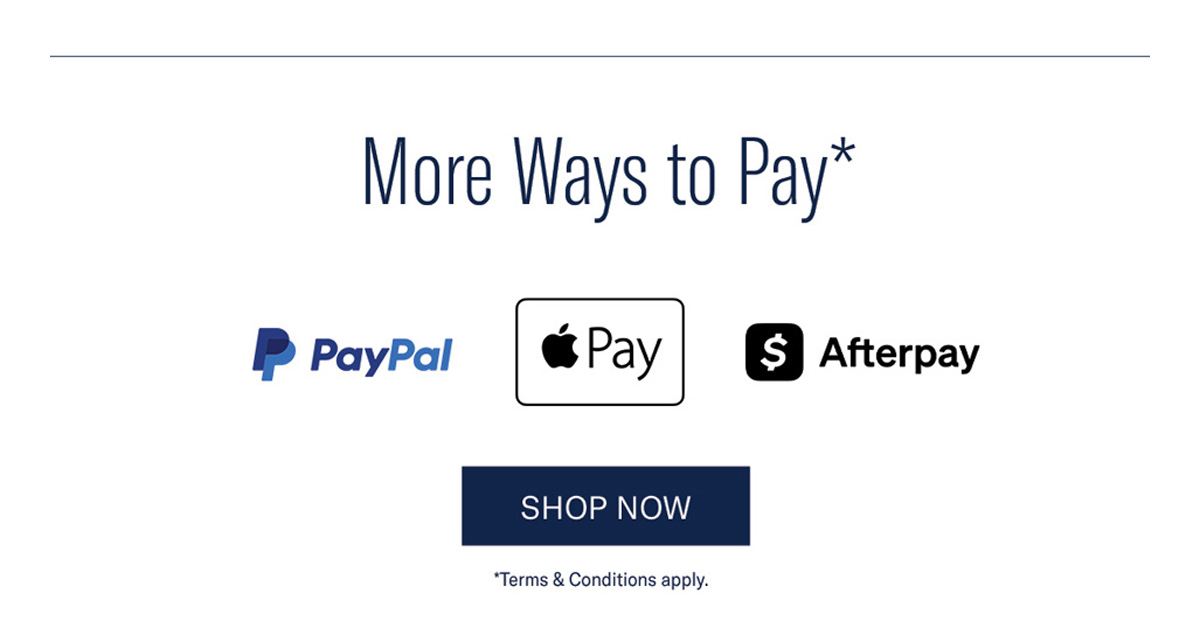 More Ways to Pay