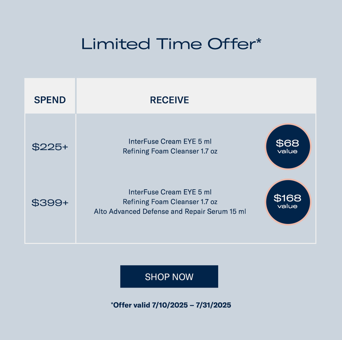 limited time offer