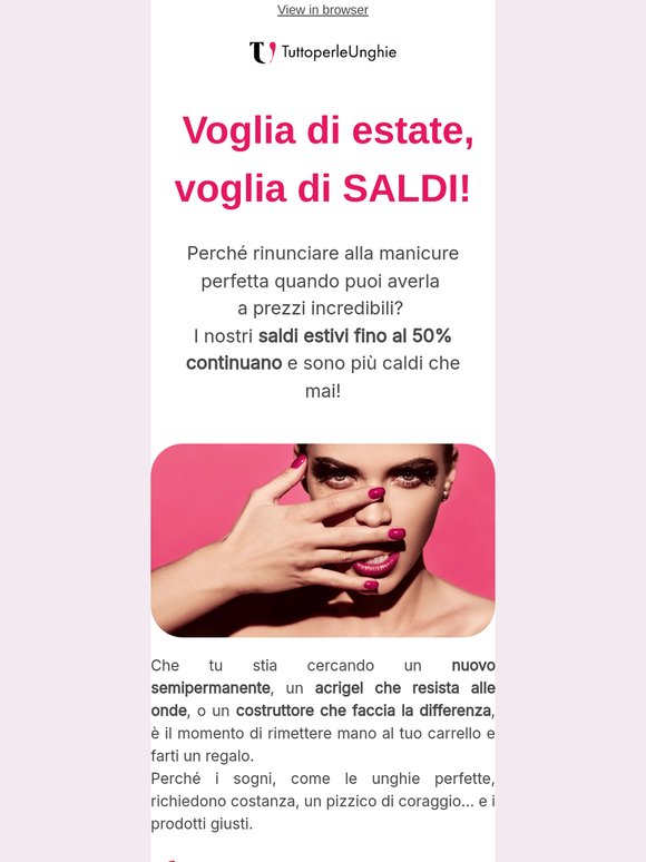 ☀️ Voglia di estate, voglia di SALDI!