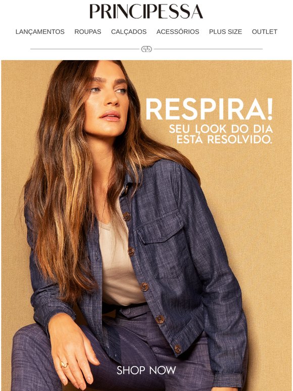 Respira. Seu look do dia está resolvido.